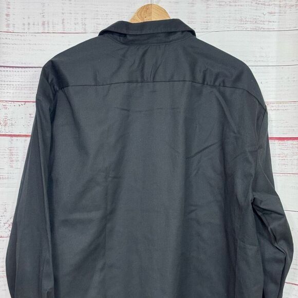 Dickies black button long sleeved shirt X Large - Picture 6 of 8